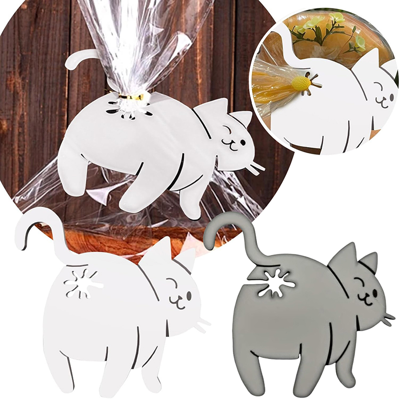 Kitchen Gadgets To 3D Print - Funny Cat Butt Bread Clip 3D