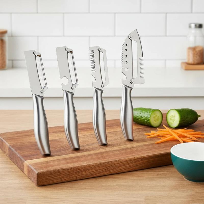 Kitchen Gadgets To Gift - 5 in 1 Vegetable Peeler Stainless