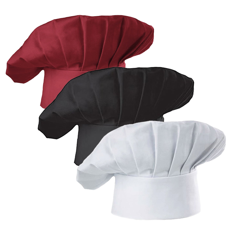 Kitchen Gadgets You Need - 3pcs High22cm Cook Hat White Chef