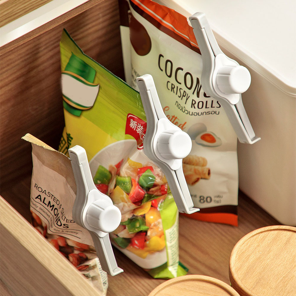 Kitchen Gadgets Small - Food Bag Sealing Clips With Pour