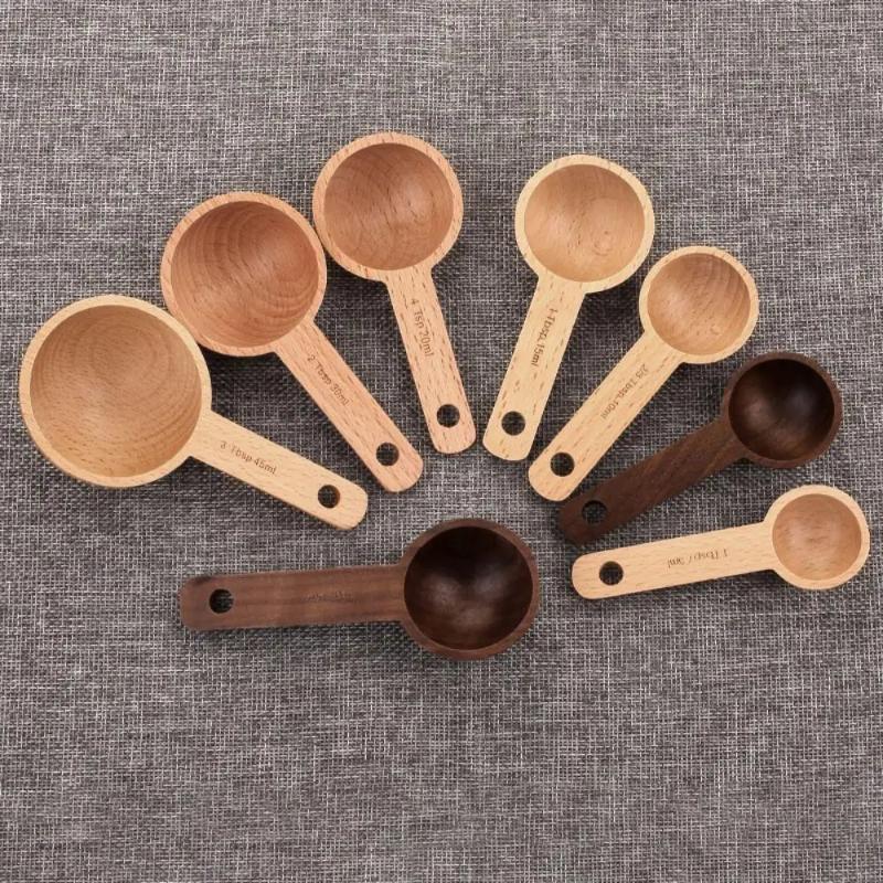 Wooden Measuring Spoon 7.5-45M - Kitchen Gadgets To Gift 评论和价格