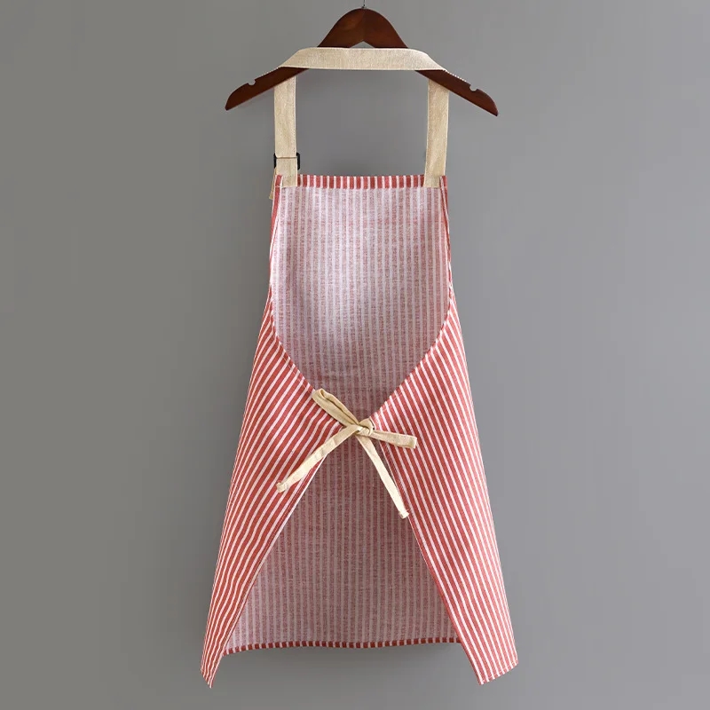 Linen Striped Apron Breathable - Kitchen Gadgets Trending 评论和价格