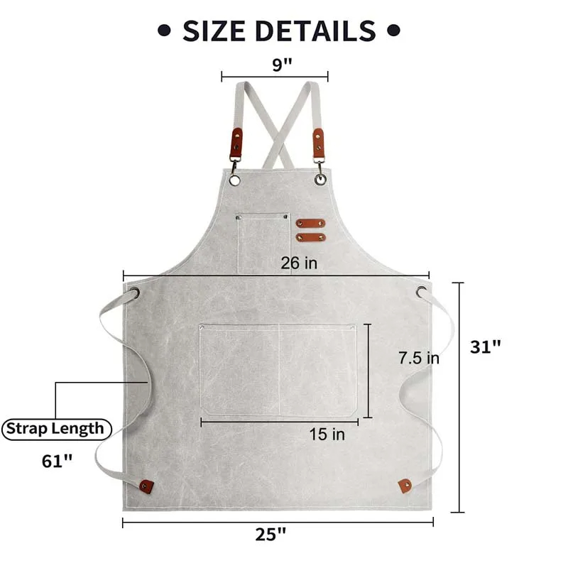 Household Canvas Apron Oil-pro - Kitchen Gadgets Trending 评论和价格