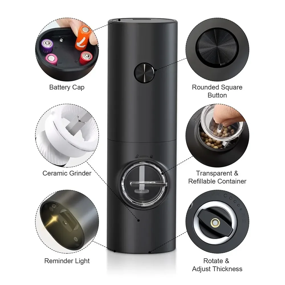 Electric Salt And Pepper Grind - Kitchen Gadgets Small 评论和价格
