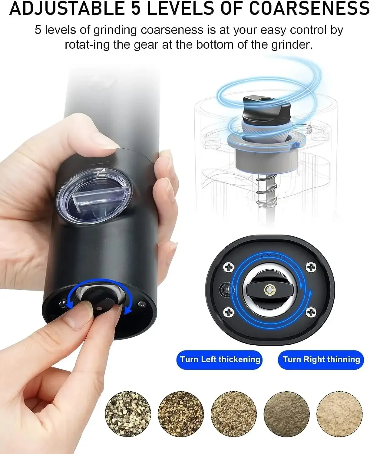 Electric Salt And Pepper Grind - Kitchen Gadgets Small 评论和价格