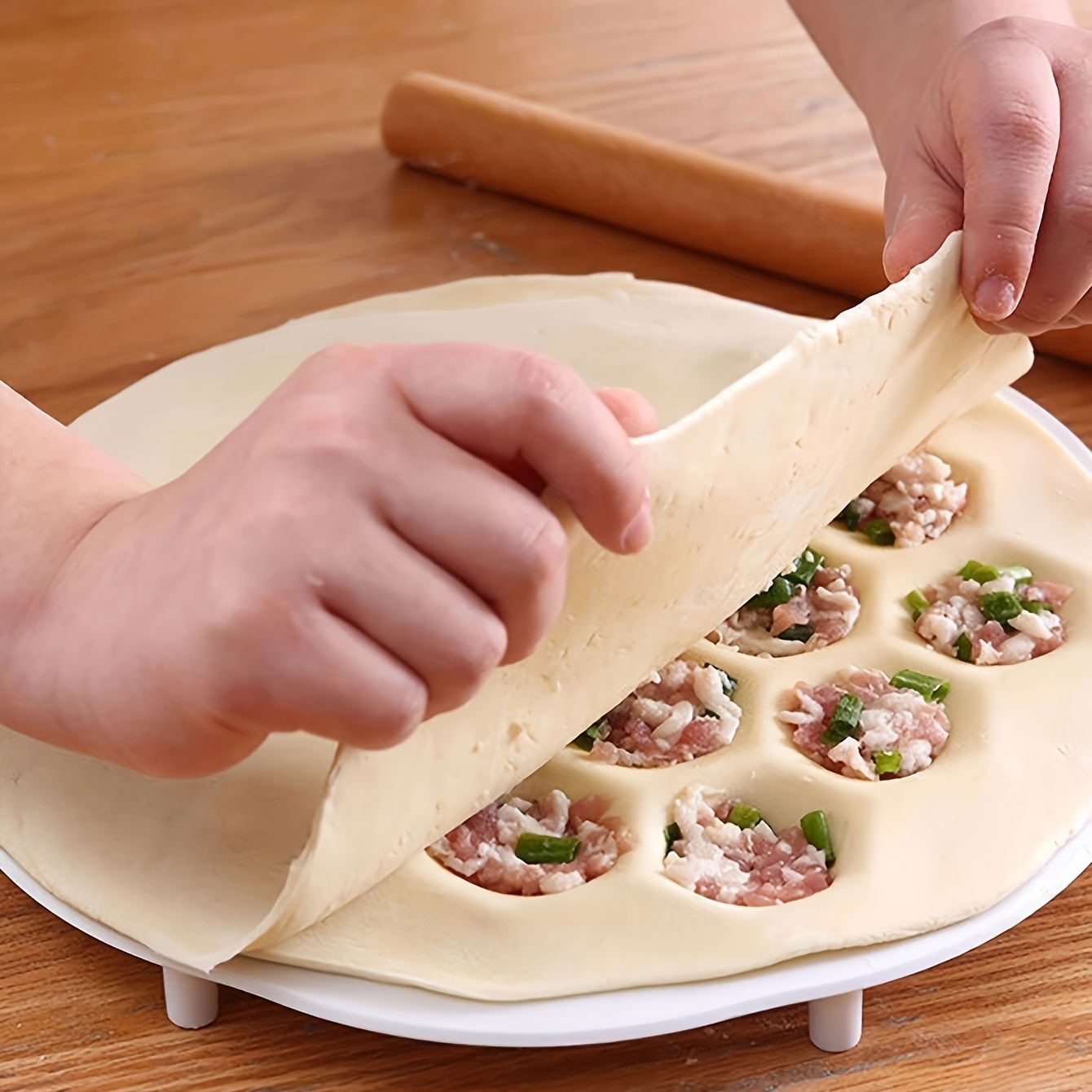 1pc- Simple Chinese Dumplings  - Kitchen Gadgets Dumpling Maker 评论和价格