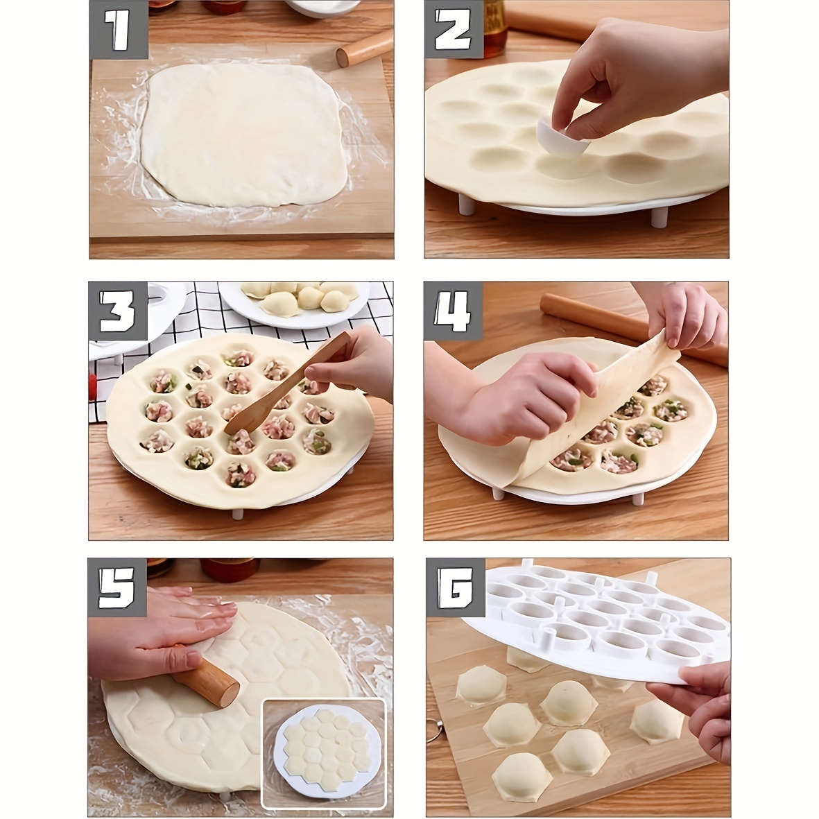1pc- Simple Chinese Dumplings  - Kitchen Gadgets Dumpling Maker 评论和价格