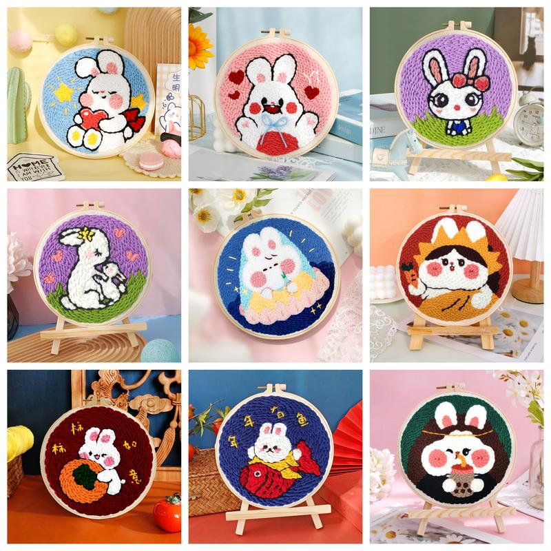 20x20cm Punch Needle Embroider - Kitchen Gadgets Crossword 评论和价格