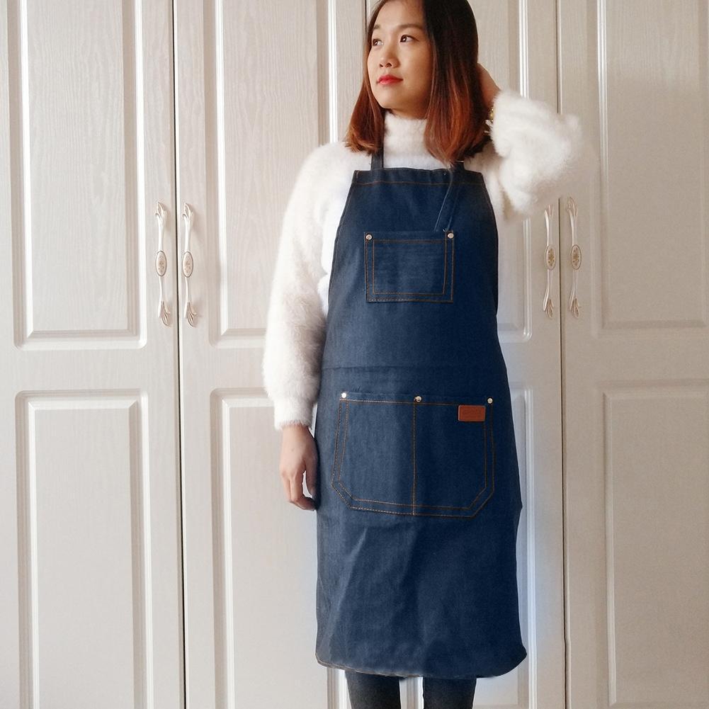 Household Denim Apron Oil-proo - Kitchen Gadgets Trending 评论和价格