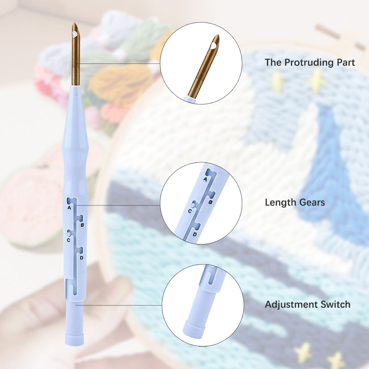DIY Punch Needle Kits Cute Ani - Kitchen Gadgets Crossword 评论和价格