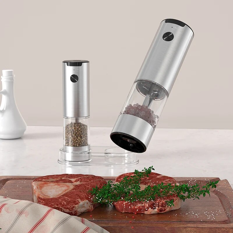 Electric Automatic Mill Pepper - Kitchen Gadgets Small 评论和价格