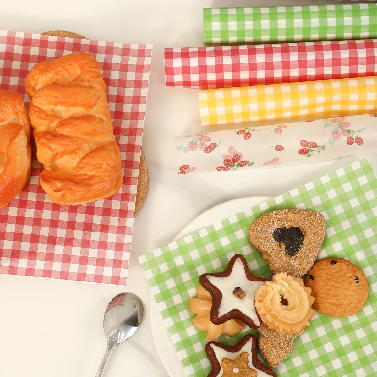 50Pcs Oilproof Wrapping Paper  - Kitchen Gadgets To Gift 评论和价格