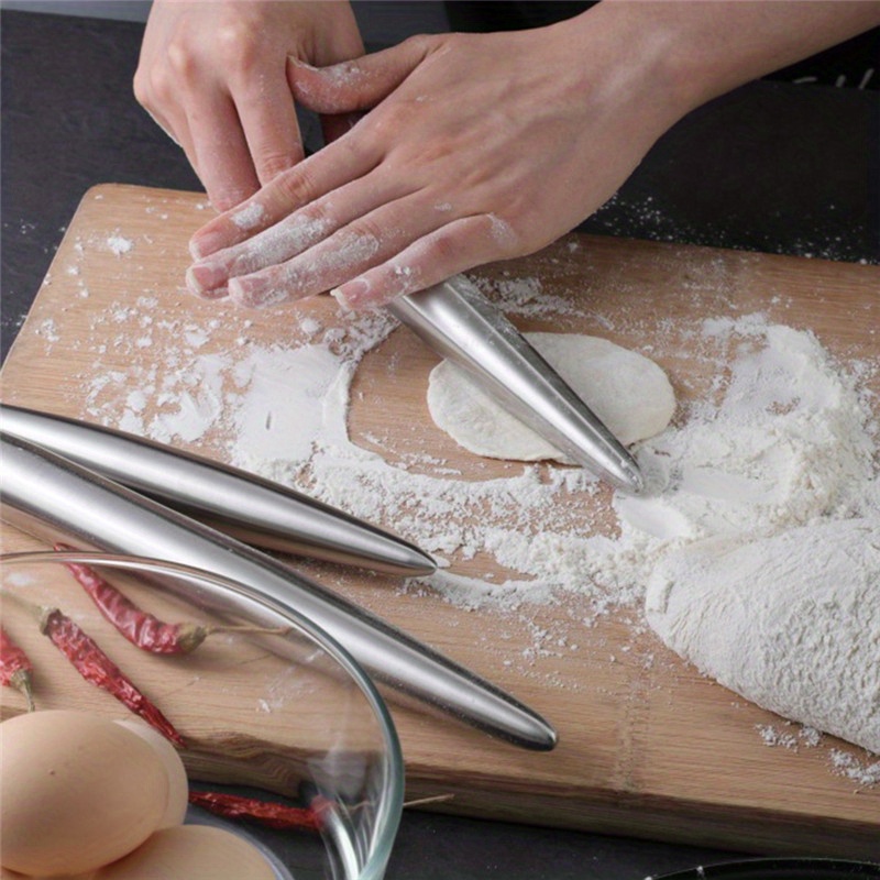 1Pc Stainless Steel Rolling Pi - Kitchen Gadgets Dumpling Maker 评论和价格