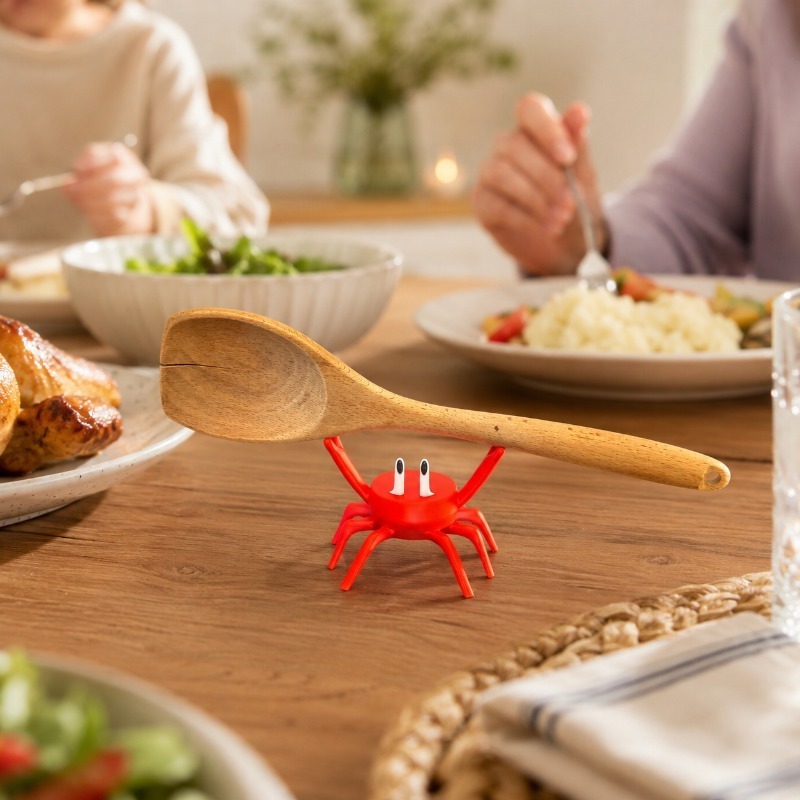 Red Crab Spoon Rest, Cute Crab - Kitchen Gadgets To Gift 评论和价格