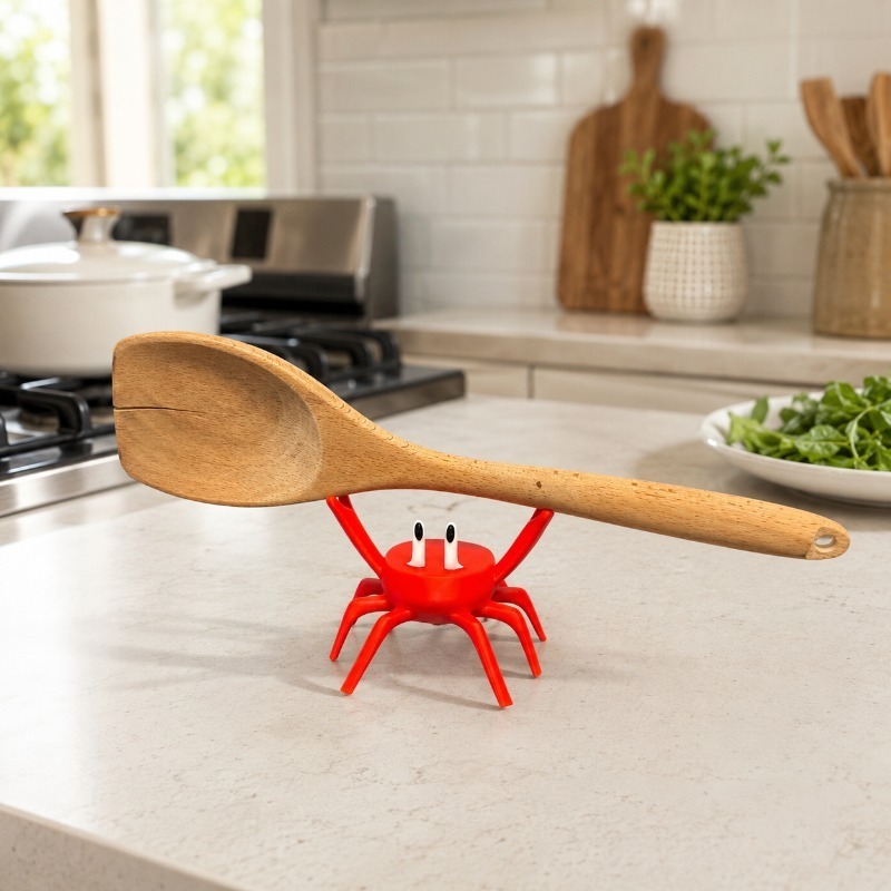 Red Crab Spoon Rest, Cute Crab - Kitchen Gadgets To Gift 评论和价格