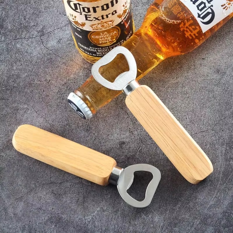 Stainless Steel Wooden Bottle  - Kitchen Gadgets To Gift 评论和价格