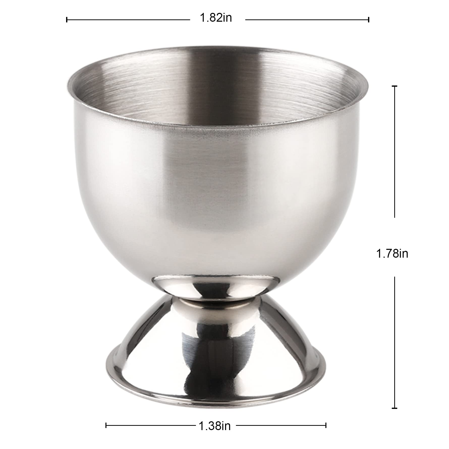 Stainless Steel Egg Cups Set H - Kitchen Gadgets To Gift 评论和价格